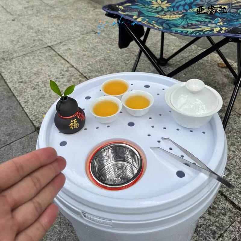 Portable Plastic Tea Bucket Ou - огляд і ціна Coffee Without Equipment
