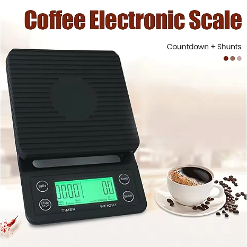 3/5KG coffee drip scale, black - огляд і ціна Scale Drip Timer