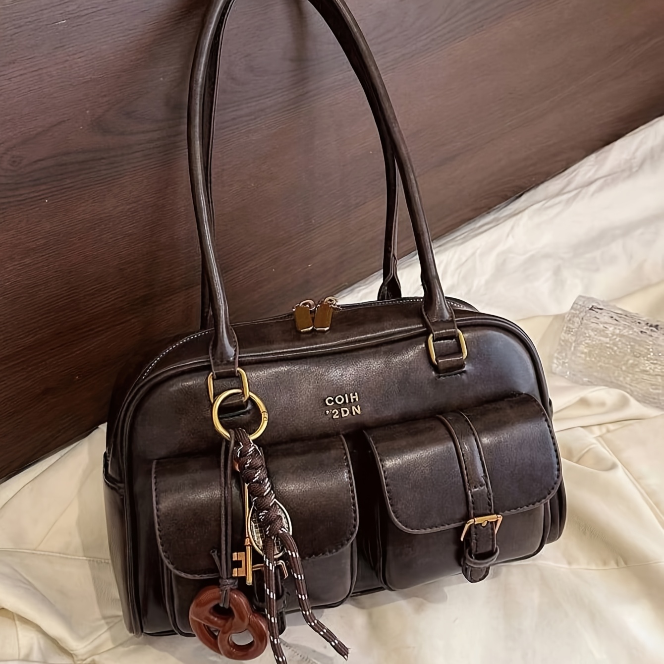 Women's Coffee Brown Multi-Poc - огляд і ціна Coffee Equipment Travel Bag